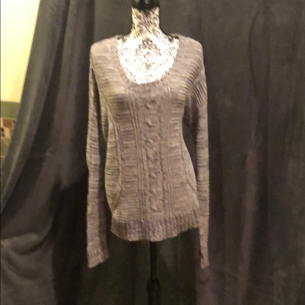 Cable knit sweater